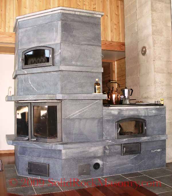 Karpinen Masonry Heater and cookstove